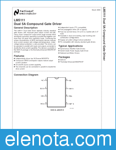 National Semiconductor LM5111 datasheet