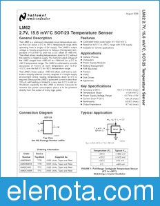 National Semiconductor LM62 datasheet