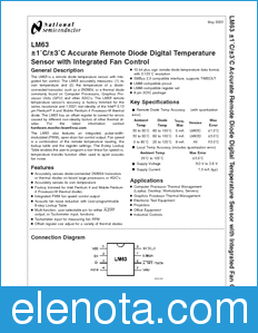 National Semiconductor LM63 datasheet
