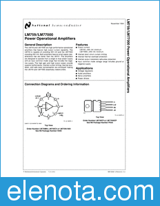 National Semiconductor LM759 datasheet