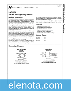 National Semiconductor LM7812CT datasheet