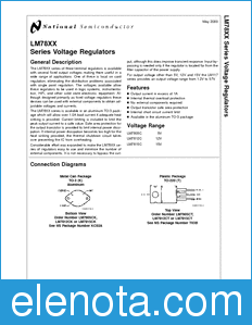 National Semiconductor LM78XX datasheet