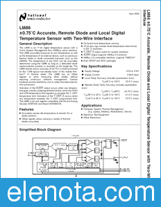 National Semiconductor LM86 datasheet