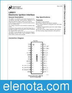 National Semiconductor LM9011 datasheet