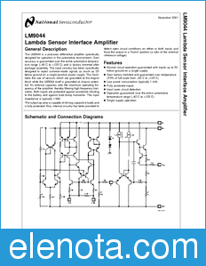 National Semiconductor LM9044 datasheet