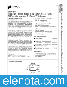 National Semiconductor LM95235 datasheet