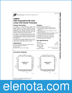 National Semiconductor LM9801 datasheet