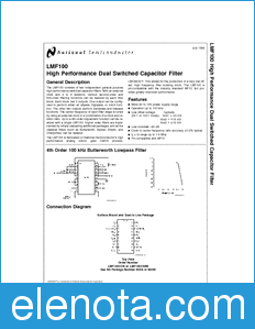National Semiconductor LMF100 datasheet