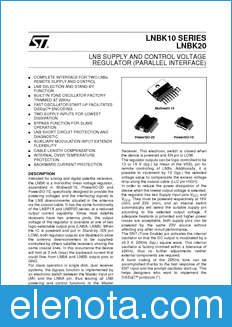 STMicroelectronics LNBK10 datasheet