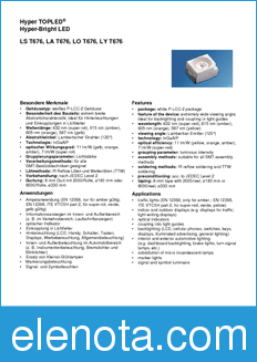 Infineon LOT676-Q2R2-1 datasheet