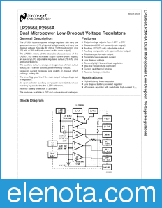 National Semiconductor LP2956 datasheet