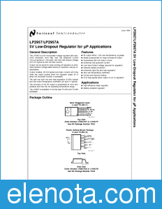 National Semiconductor LP2957 datasheet
