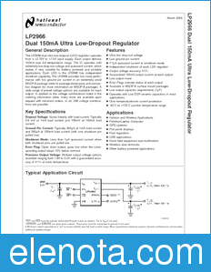 National Semiconductor LP2966 datasheet