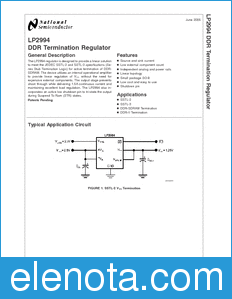 National Semiconductor LP2994 datasheet