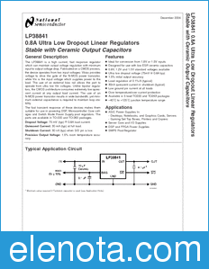 National Semiconductor LP38841 datasheet