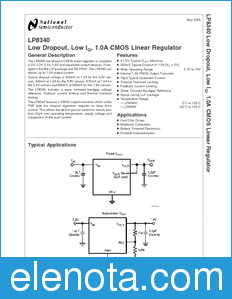 National Semiconductor LP8340 datasheet