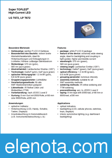 Infineon LPT672-L2M2-1 datasheet