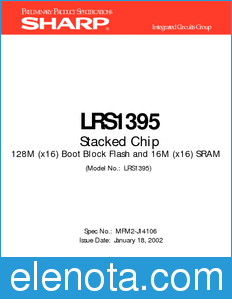 Sharp LRS1395 datasheet