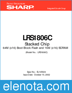 Sharp LRS1806C datasheet