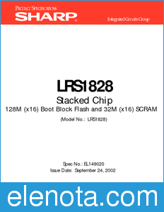 Sharp LRS1828 datasheet