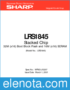 Sharp LRS1845 datasheet