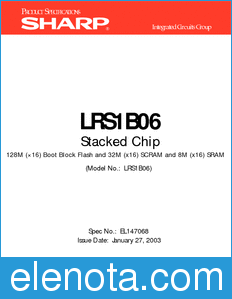Sharp LRS1B06 datasheet
