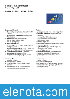 Infineon LS3341-LP datasheet