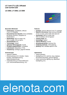 Infineon LS3369-GK datasheet