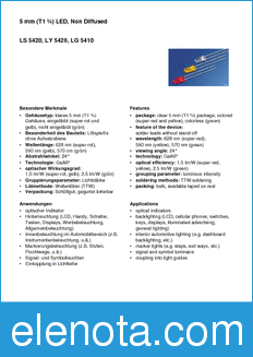 Infineon LS5420-PT datasheet