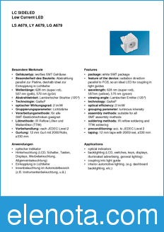 Infineon LSA679-E2F2-1 datasheet