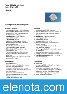 Infineon LSE655-U2AA-11 datasheet