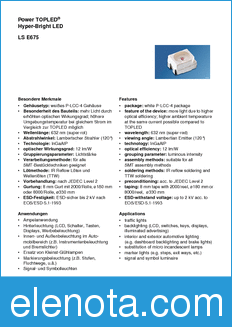 Infineon LSE675-S1T1-1 datasheet
