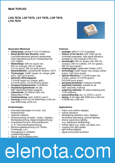Infineon LSGT670 datasheet