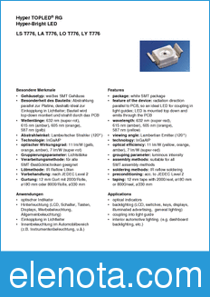 Infineon LST776-P1Q1-1 datasheet