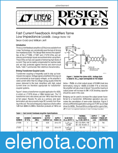 Linear Technology LT1206 datasheet