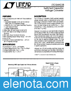 Linear Technology LTC1044CS8 datasheet
