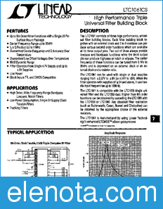 Linear Technology LTC1061CS datasheet