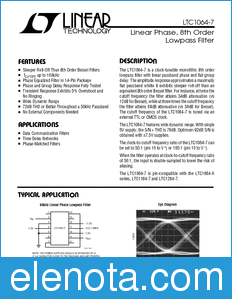 Linear Technology LTC1064-7 datasheet