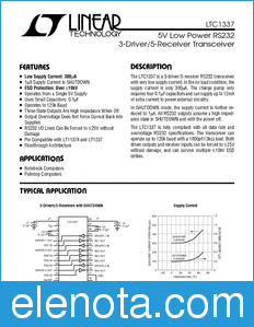 Linear Technology LTC1337 datasheet