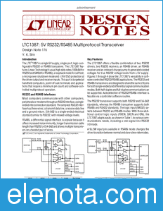 Linear Technology LTC1387 datasheet