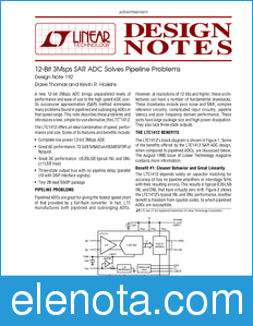 Linear Technology LTC1412 datasheet