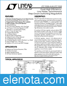Linear Technology LTC1538-AUX datasheet