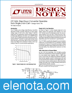 Linear Technology LTC1626 datasheet