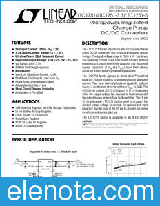 Linear Technology LTC1751 datasheet