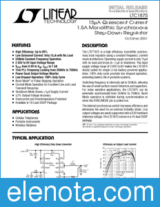 Linear Technology LTC1875 datasheet