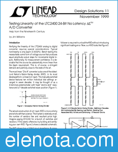 Linear Technology LTC2400 datasheet