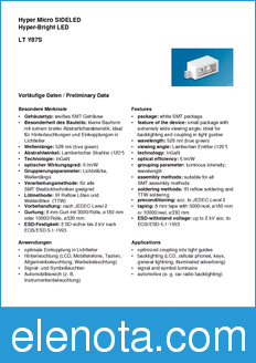 Infineon LTY87S-P1Q2-1 datasheet