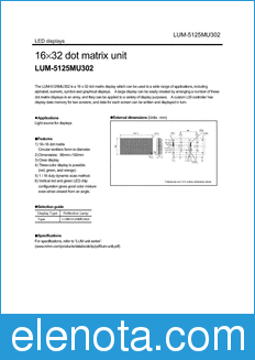 Rohm LUM-5125MU302 datasheet