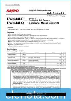 Sanyo LV8044LP datasheet