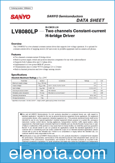 Sanyo LV8080LP datasheet